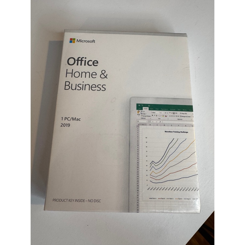 NEW SEALED Microsoft Office Home and Business 2019 Sealed Product Key PC Mac